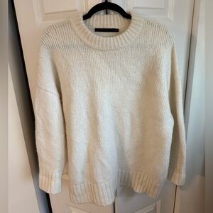 Jenni Kayne Women’s The Fisherman Cream Alpaca Blend Sweater